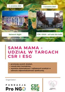 Sama Mama - udział w targach CSR i ESG
